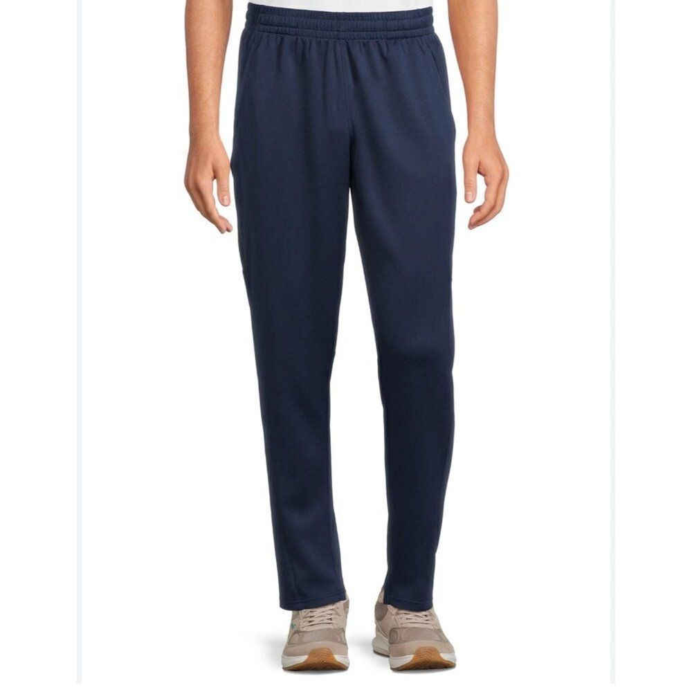 Athletic Dri-Works Men Navy Track Pant With Ankle Zip Size 3XL (48-50)